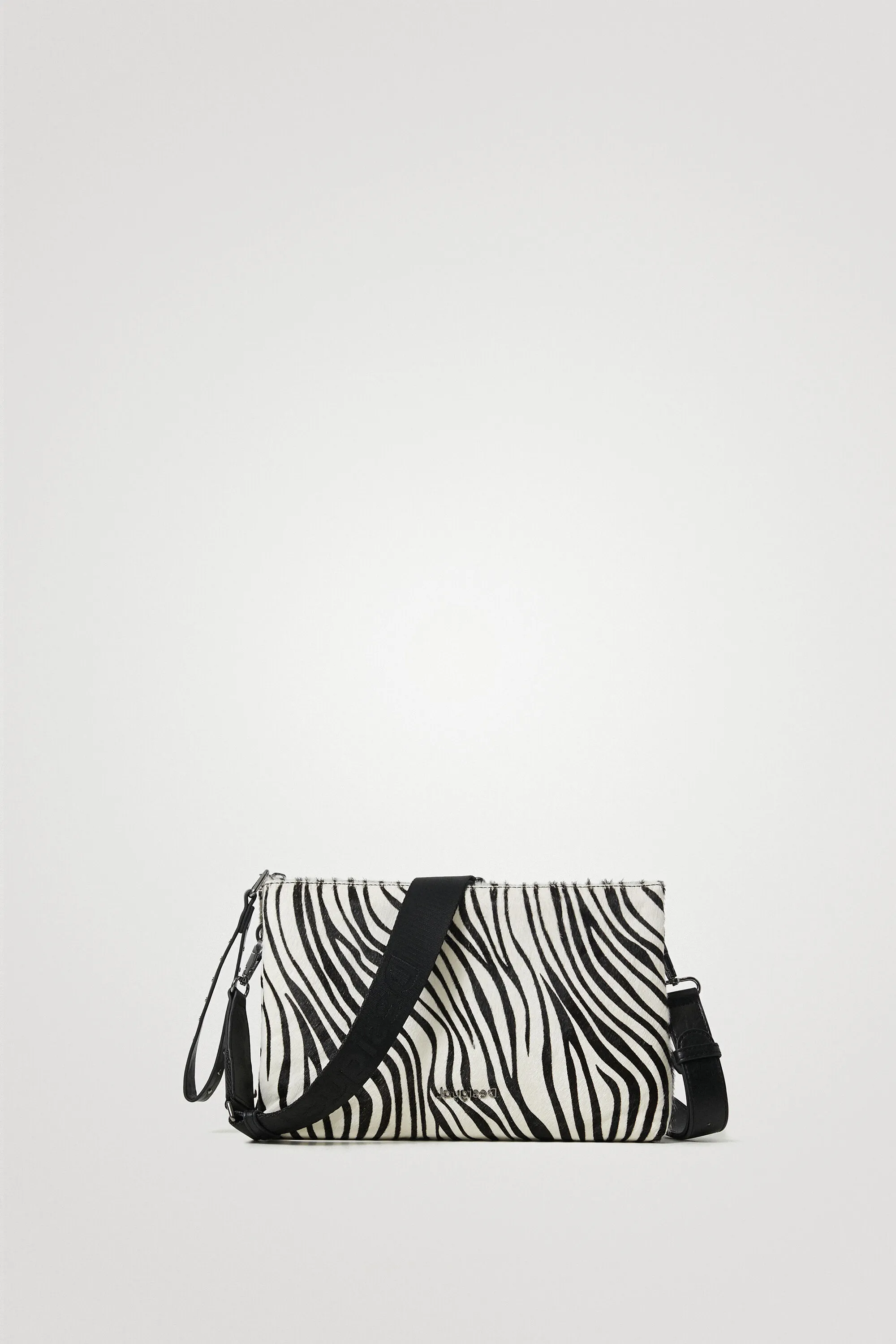 Borsa a tracolla pelle stampa animalier