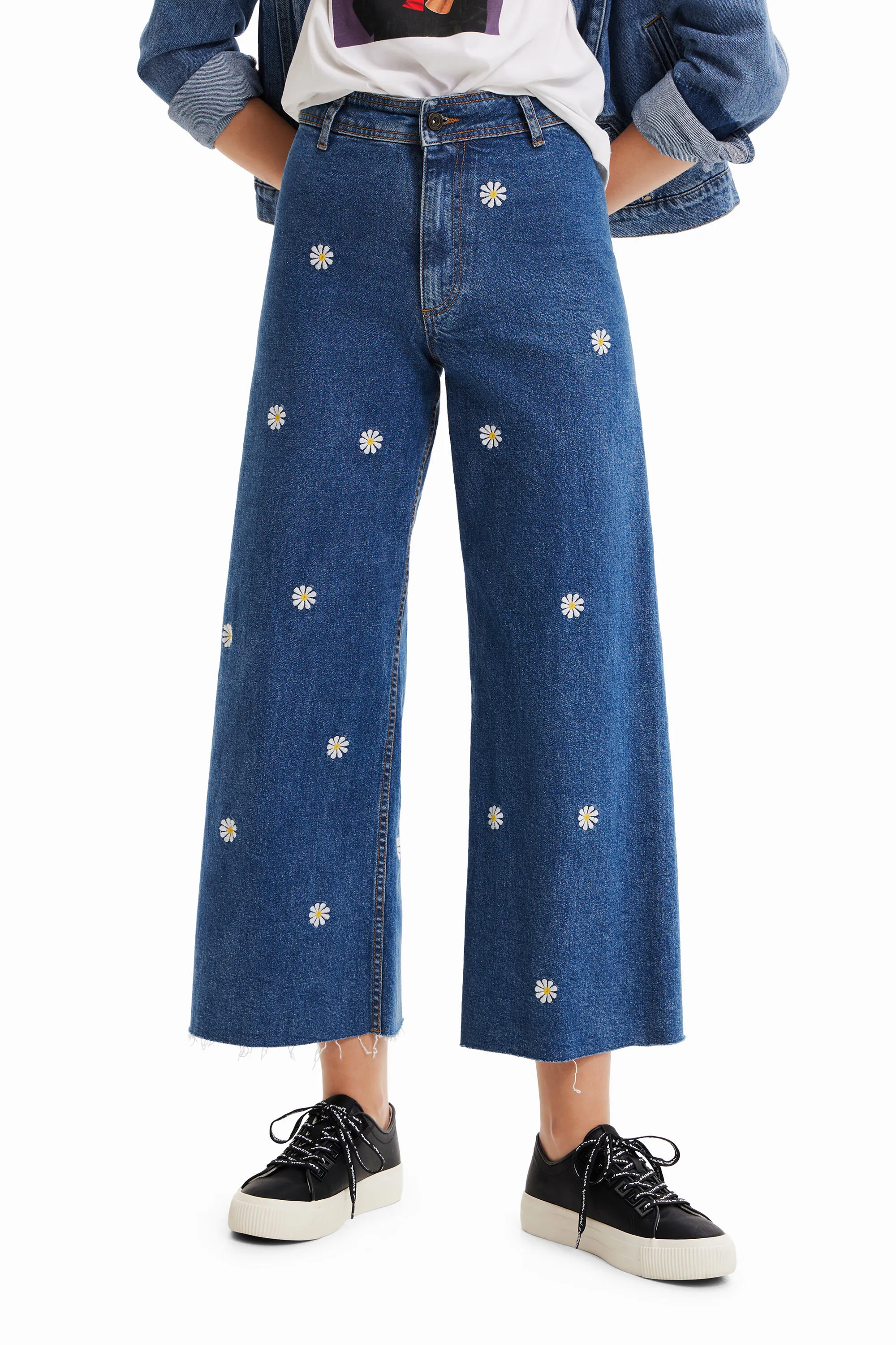 Jeans Culotte margherite