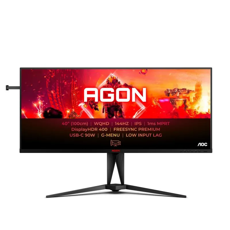 Aoc agon 5 ag405uxc monitor pc 39.5`` 3440x1440 pixel wide quad hd lcd nero