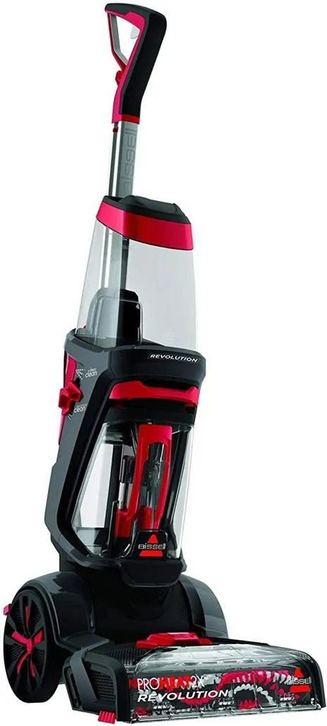  1858N ProHeat 2X Revolution - Pulitore per Tappeti, Tappeti Asciutti in Circa 1 ora, 800 W, 3.7 L, Grigio Titanio/ Rosso