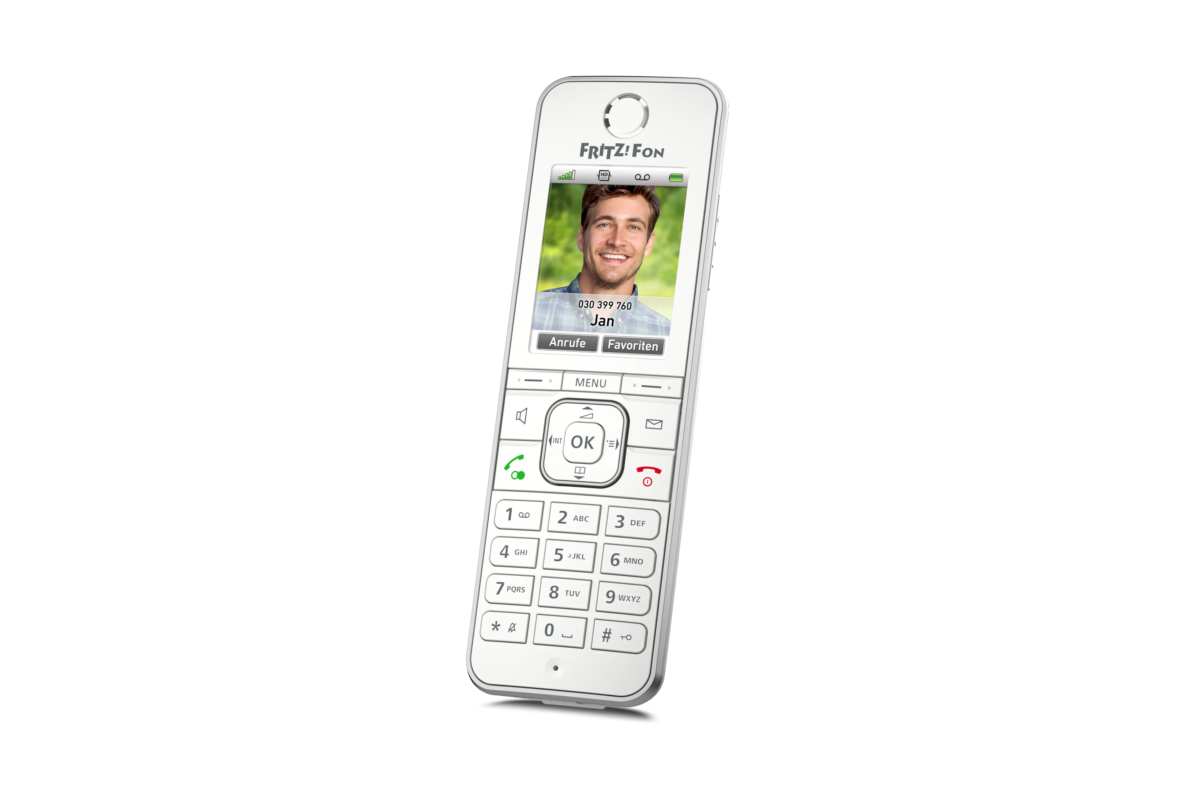FRITZ!Fon C6 International Telefono DECT Identificatore di chiamata Bianco
