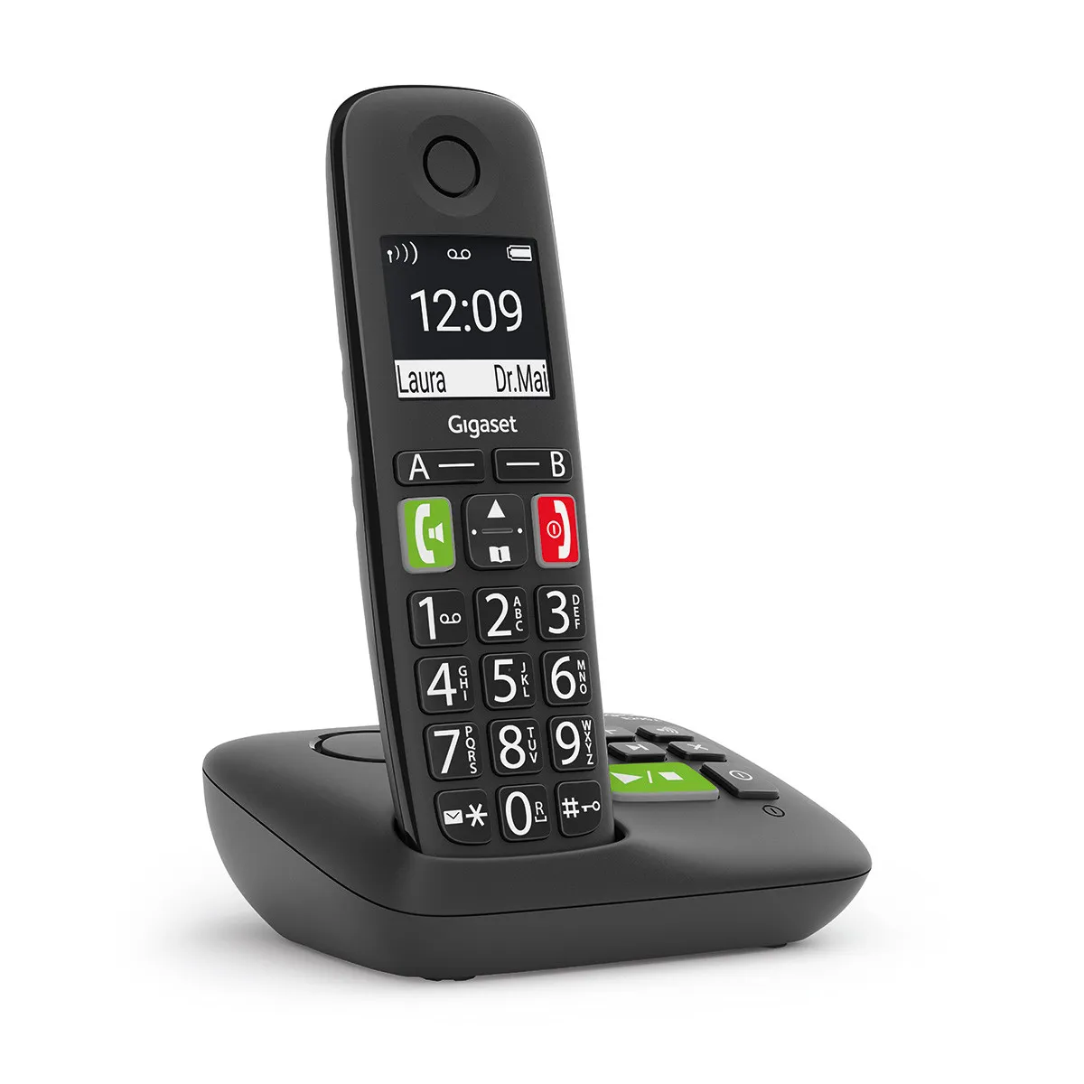  E290A BLACK Telefono analogico/DECT Nero Identificatore di chiamata