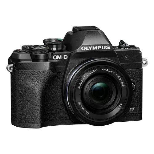 Fotocamera mirrorless 20Mpx E M10 MARK IV Kit Ed 14 42mm F3.5 5.6 Ez Black V207132BE000
