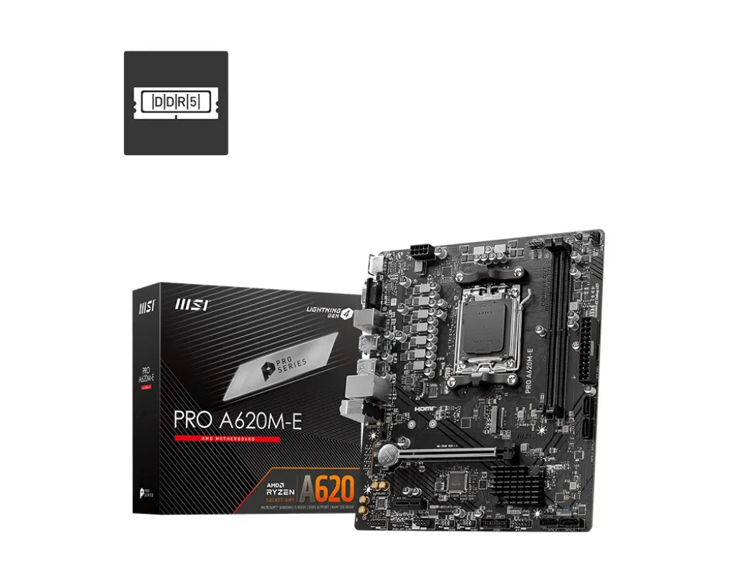  PRO A620M-E scheda madre AMD A620 Presa di corrente AM5 mini ATX