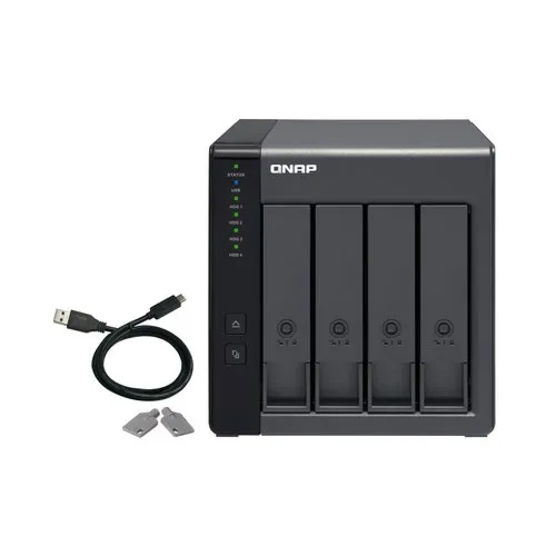 TR-004 contenitore di unità di archiviazione Box esterno HDD/SSD Nero 2.5/3.5"
