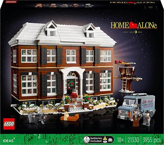 LEGO Ideas 21330 Mamma Ho Perso lAereo, Set per Adulti da Collezione, Casa dei McCallister, Idea Regalo con 5 Minifigure
