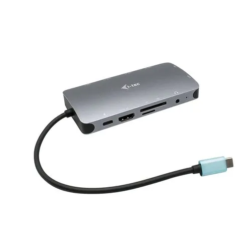 Metal USB-C Travel Nano Dock HDMI/VGA with LAN + Power Delivery 100 W