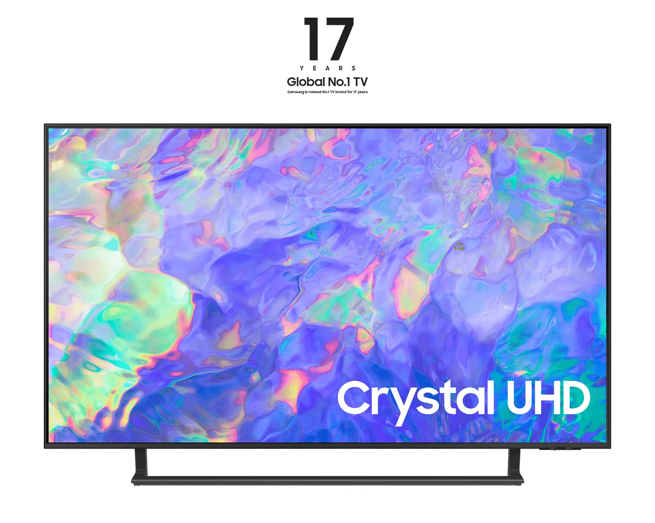 Samsung Series 8 TV UE43CU8570UXZT Crystal UHD 4K, Smart TV 43" Dynamic Crystal color, OTS Lite, Titan Gray 2023