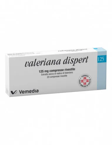 Valeriana Dispert*20 Cpr Riv 125 Mg - Vemedia Pharma Srl