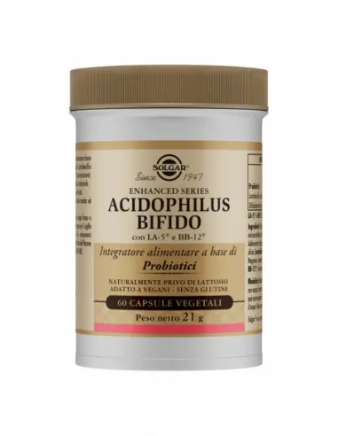 Acidophilus Bifido 60 Capsule Vegetali - Solgar It. Multinutrient Spa