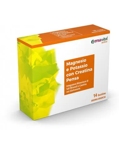 Magnesio E Potassio Con Creatina Arancia Pensa 14 Bustine - Pensa Pharma Spa