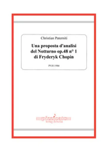 Una proposta d'analisi del Notturno op.48 n°1 di Fryderyk Chopin