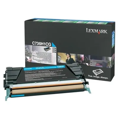 Toner originale Lexmark X738DE CIANO