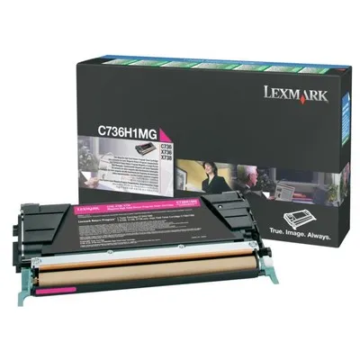 Toner originale Lexmark X736N MAGENTA