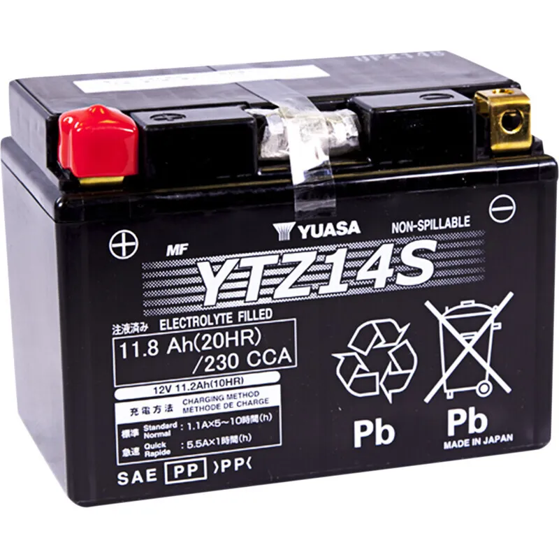 Batteria di accensione Yuasa YTZ14S 12V-11.2Ah
