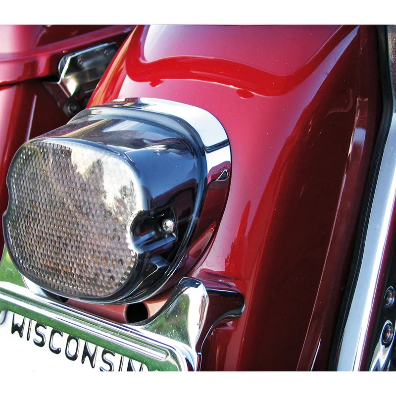 Fanalino posteriore per Harley-Davidson '99- Low-Profile led luce targa bassa fumè