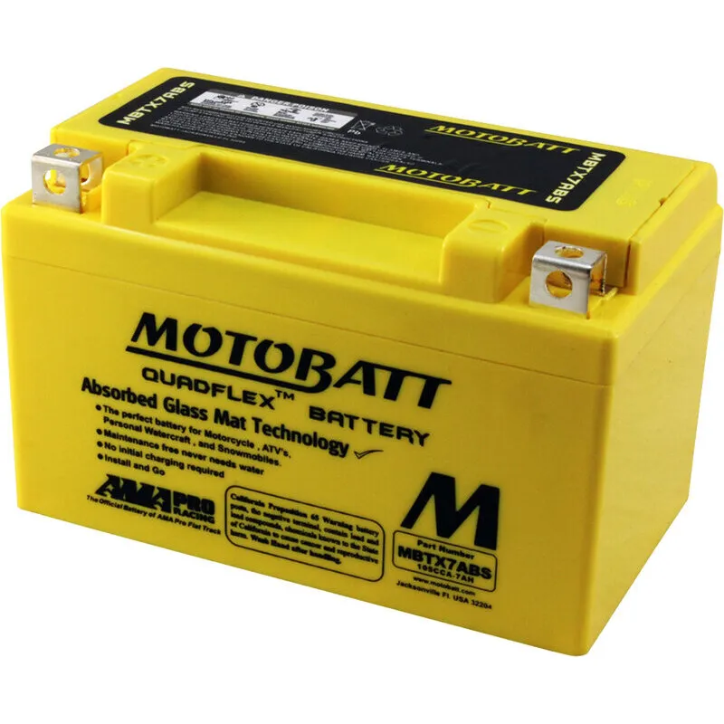 Batteria di accensione Motobatt MBTX7ABS 12V-7Ah