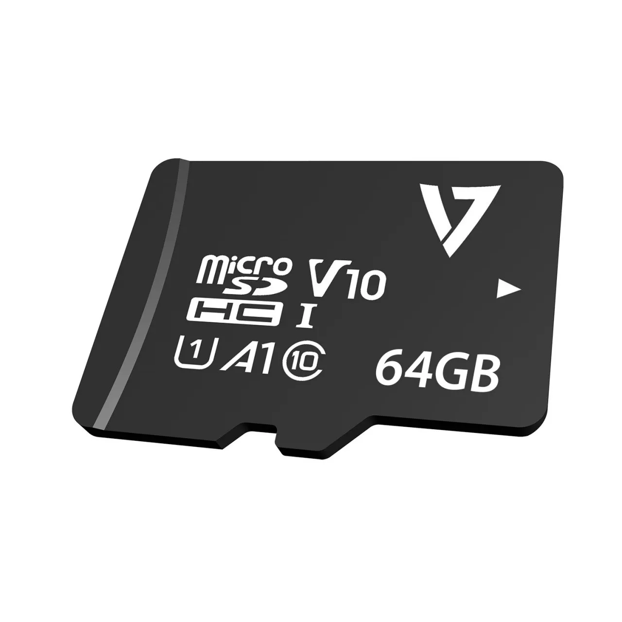 V7 Scheda Micro SDXC U3 V30 A1 CL10 UHD da 64 GB + adattatore