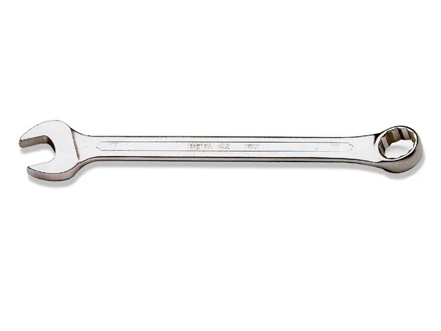 Chiave combinata a forchetta e poligonale piegata Acciaio cromato - DIN 3113 UNI-ISO 7738 - 42 mm 32