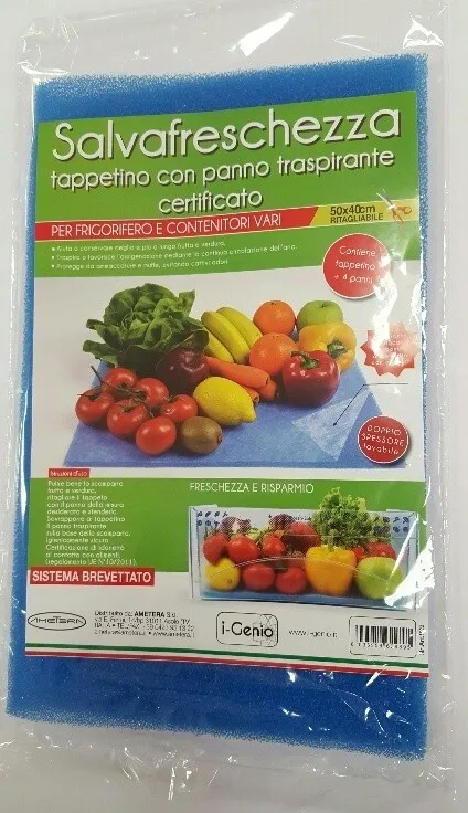 I-Genio 989 accessorio e componente per frigorifero Tappetino per uso domestico Blu