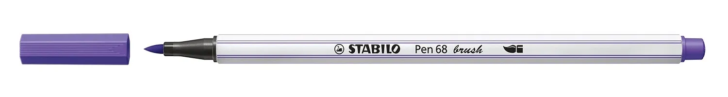 STABILO Pen 68 brush marcatore Medio Viola 1 pezzo(i)
