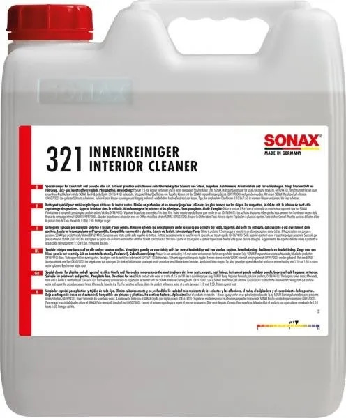 SONAX DETERGENTE PER INTERNI AUTO 10L