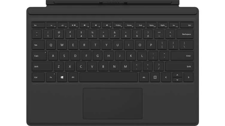 Microsoft Surface Pro Type Cover Nero Microsoft Cover port Inglese UK