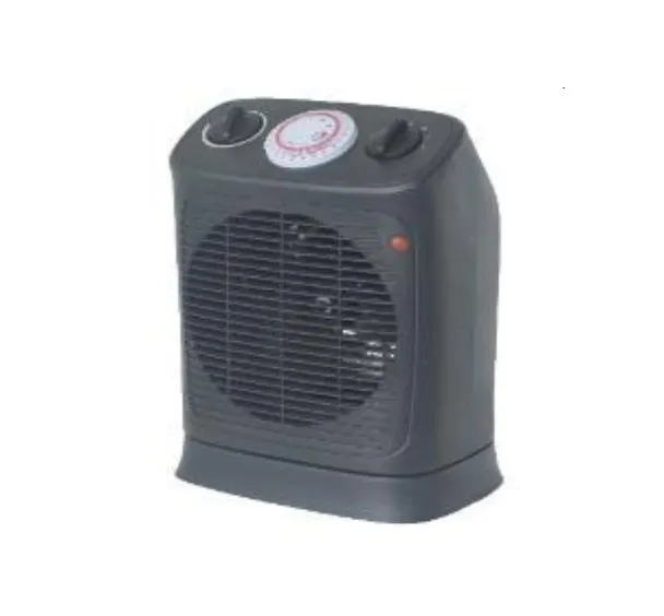 Gluck GFH220TIME stufetta elettrica Interno Nero 2000 W Riscaldatore ambiente elettrico con ventilatore