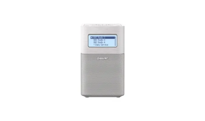 Sony XDR-V1BTD radio Portatile Bianco