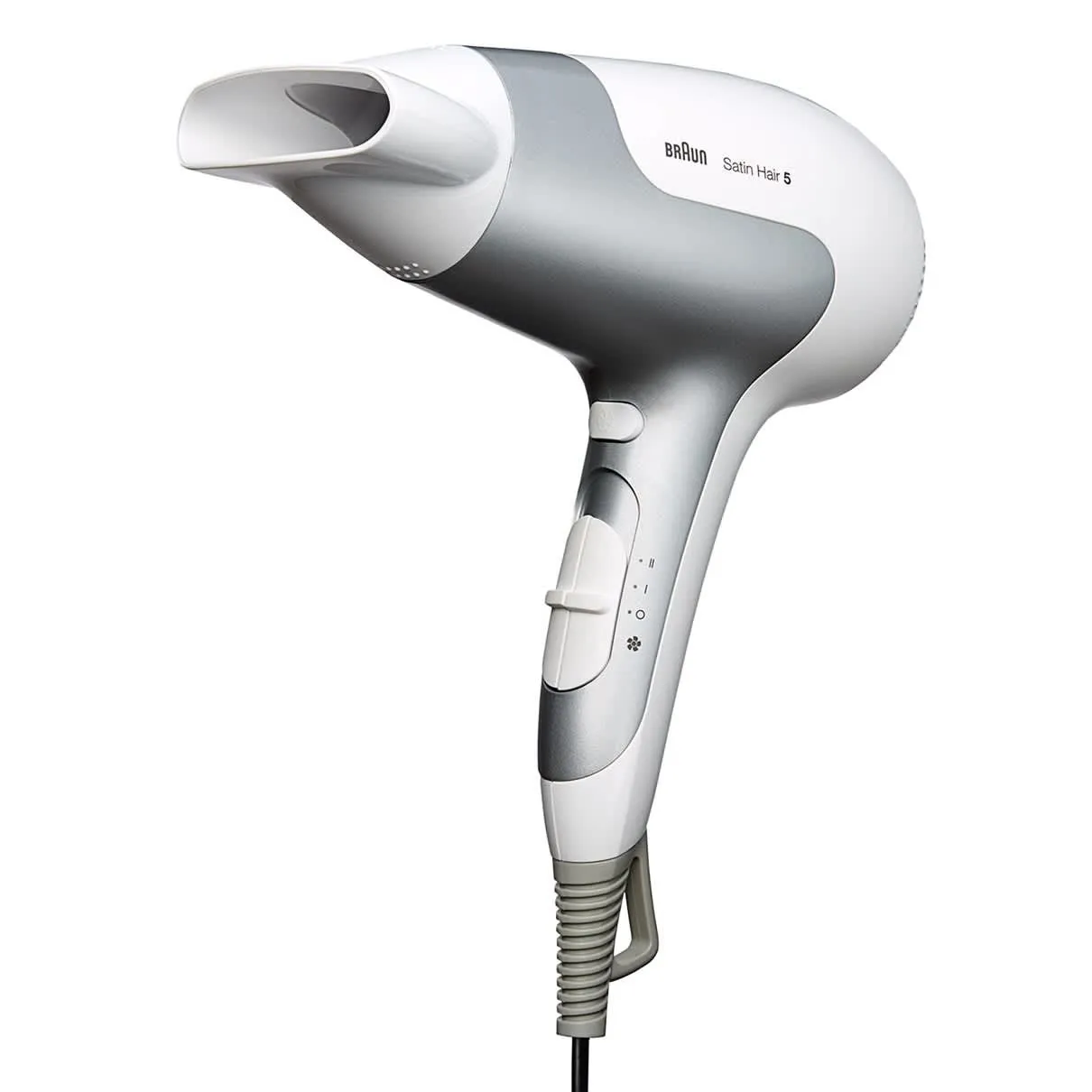 Braun Silk-épil 5 HD580 asciuga capelli Argento, Bianco 2500 W