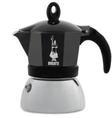 Bialetti Moka Induktion 2 tazzeL Nero, Argento