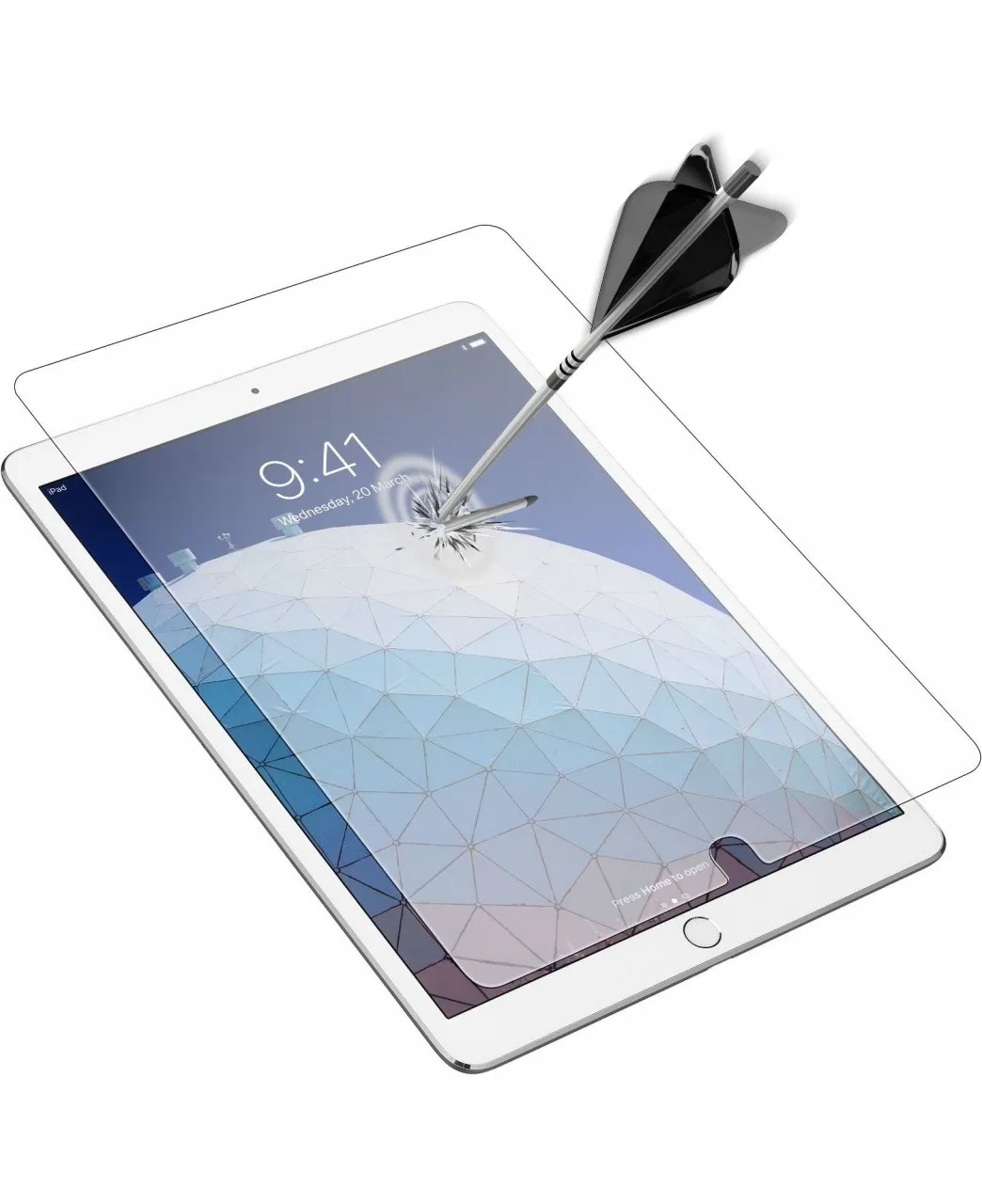 Cellularline Second Glass Ultra - iPad Air 10.5" (2019) Vetro temperato sottile, resistente e super sensibile Trasparente
