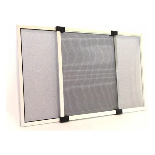 IRS Zanzariera estensibile Telesio per finestre porte con tapparella Bianco 70-132 cm x 50 cm