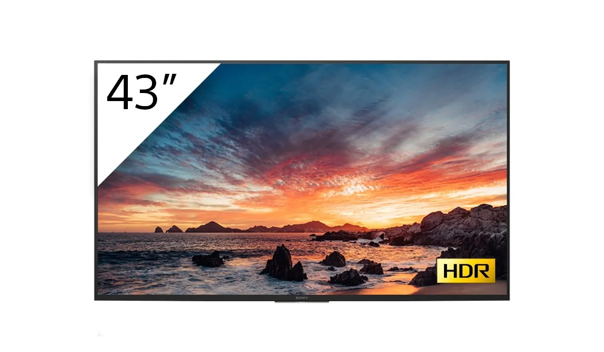 Sony FWD-43X80H/T visualizzatore di messaggi 108 cm (42.5") IPS 4K Ultra HD Pannello piatto per segnaletica digitale Nero