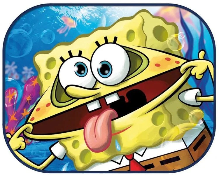 SPONGEBOB TENDINE LATERALI 44X35 CM - 2 PZ.