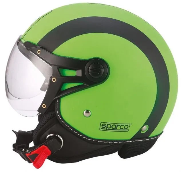 41908 SPARCO CASCO SP501 VERDE FLUO OPACO S