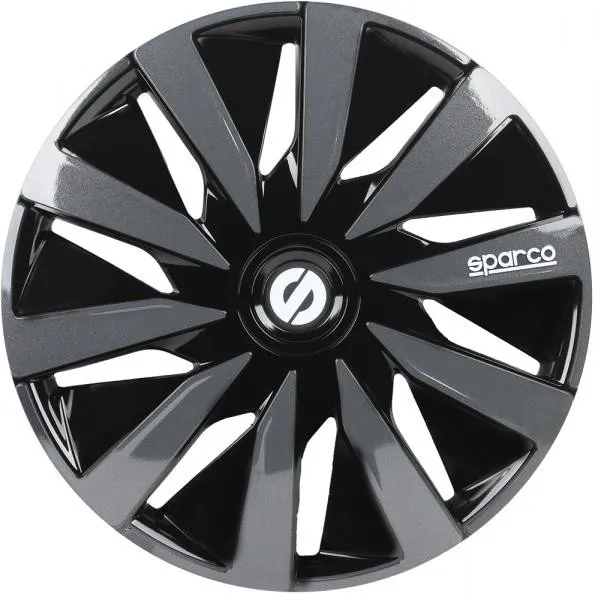 SPARCO BOX 4 COPRICERCHI LAZIO 15'' NERO/GRIGIO