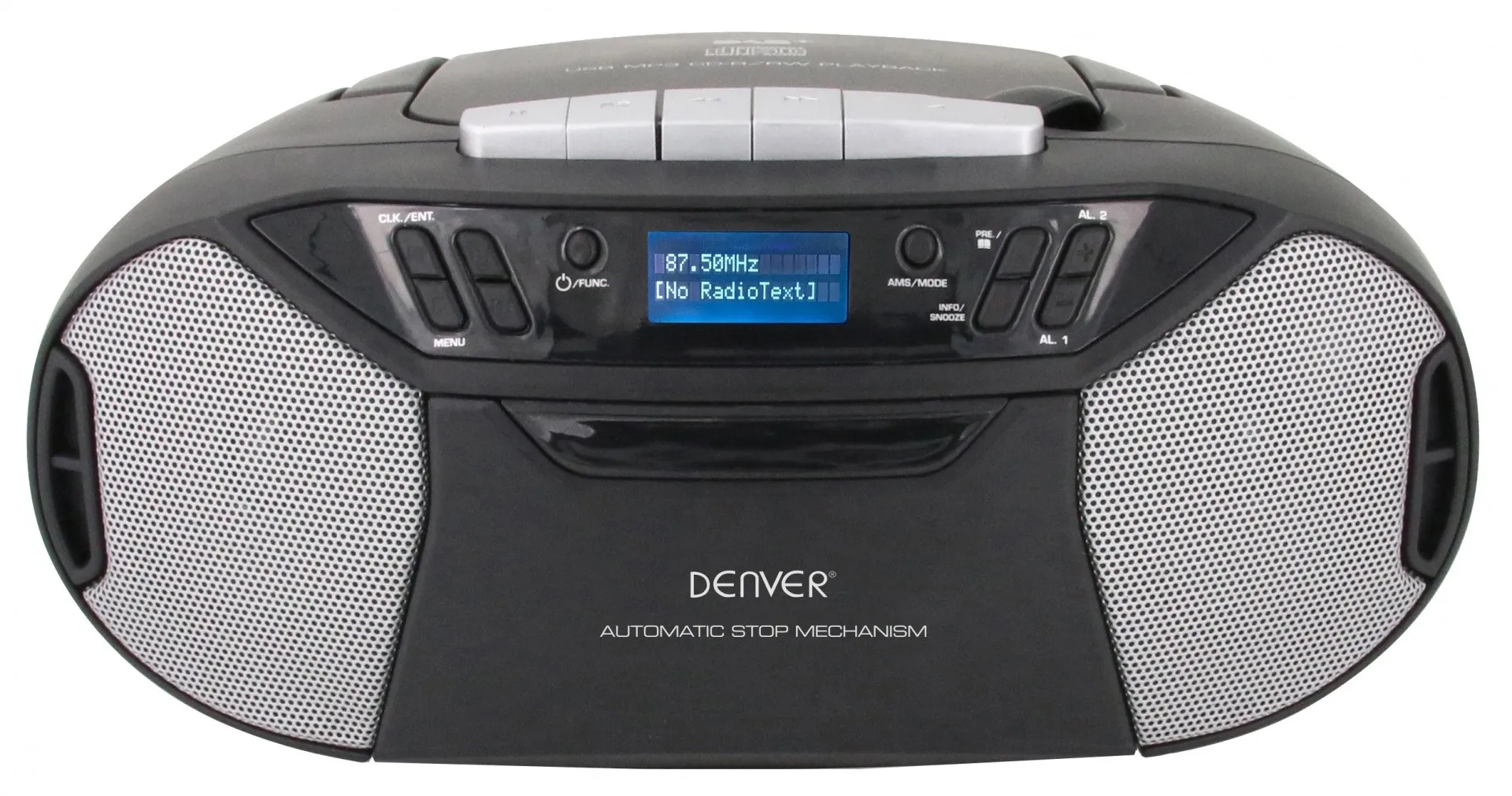 Denver TDC-250 lettore CD Lettore CD portatile Nero, Argento
