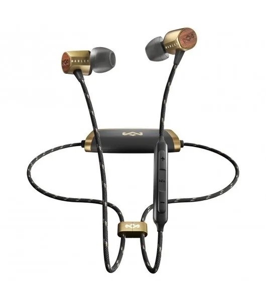 The House Of Marley EM-JE103-BA cuffia e auricolare Nero, Oro