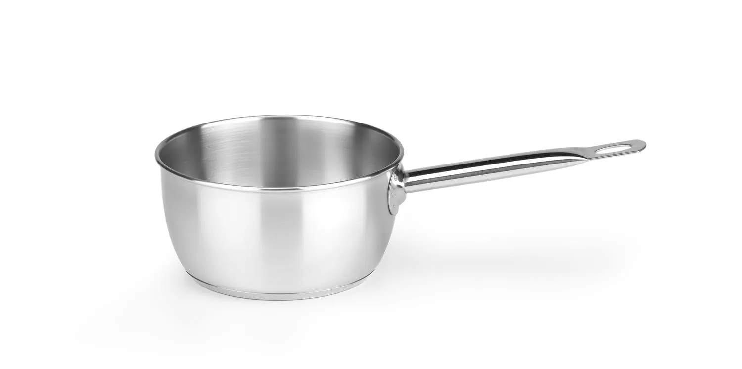 Casseruolino in acciaio inox per induzione con un manico, linea Chef, diam. 16cm