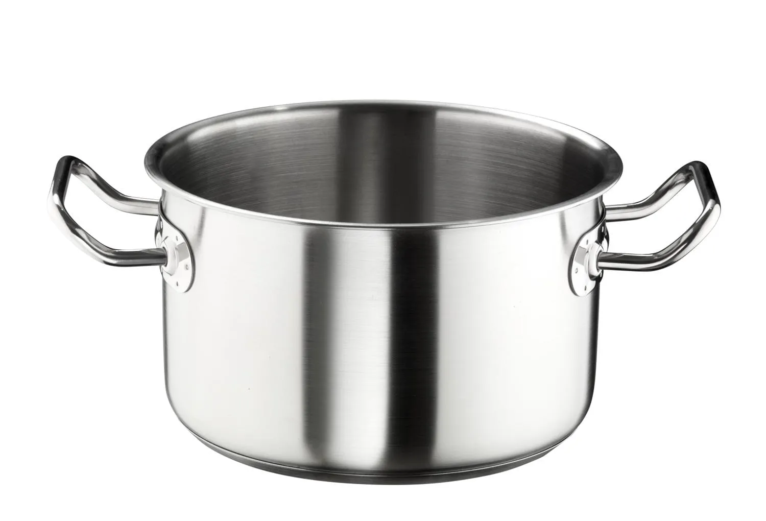 Casseruola fonda in acciaio inox per induzione, linea Master, diam.28cm