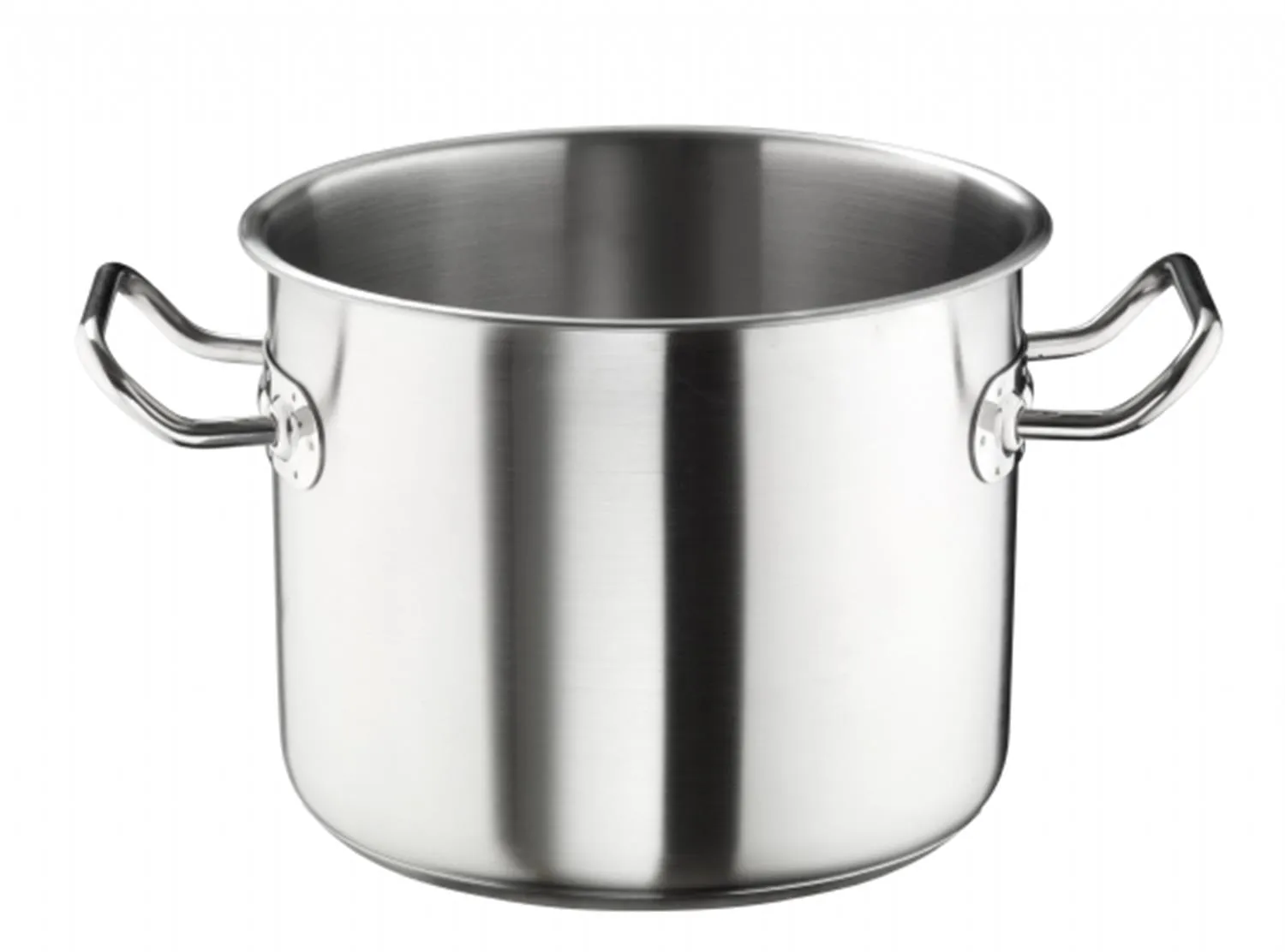 Pentola bassa in acciaio inox per induzione, linea Master, diam.22cm