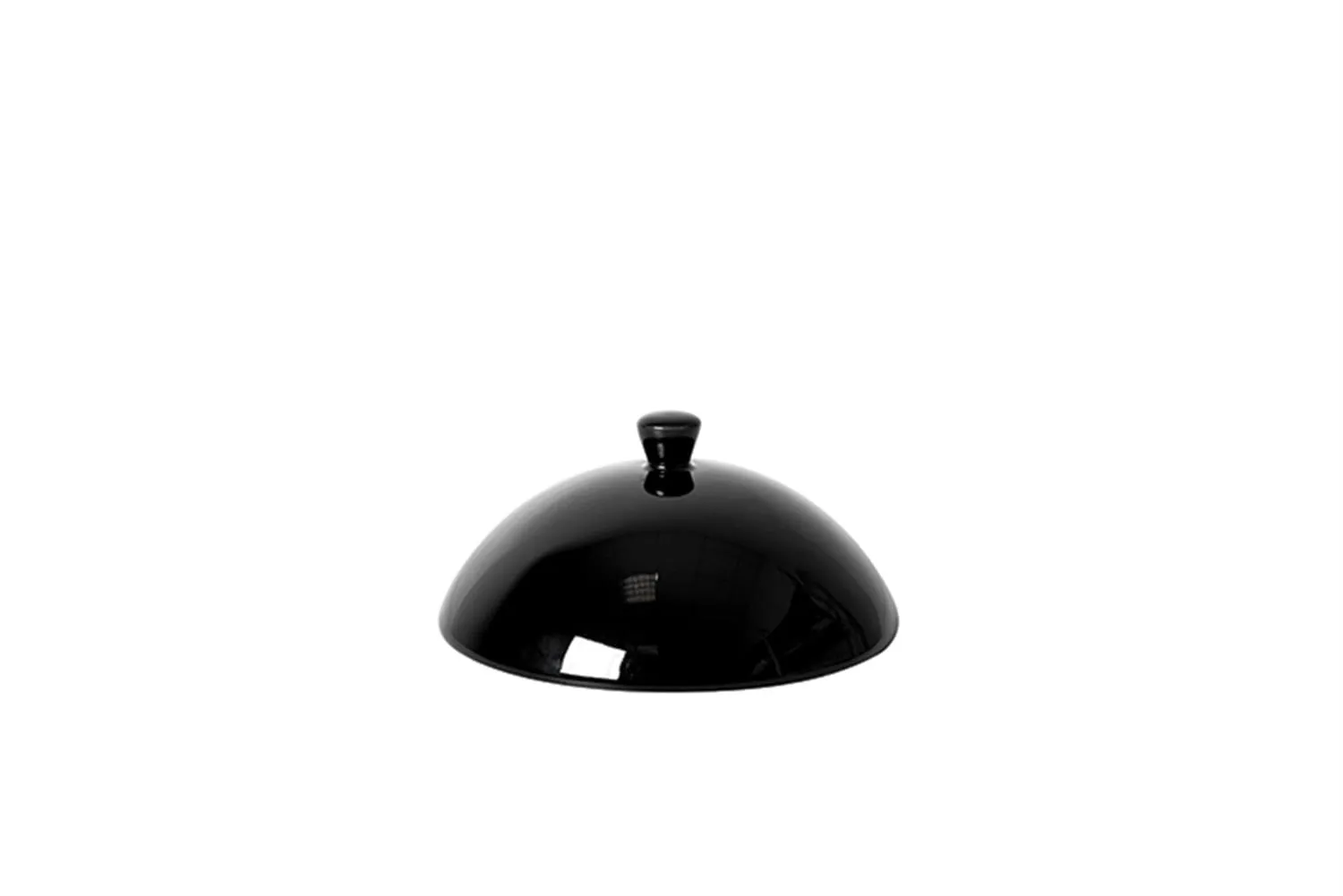 Cloche Per Pasta Bowl in porcellana di 28cm, Nero Fusion