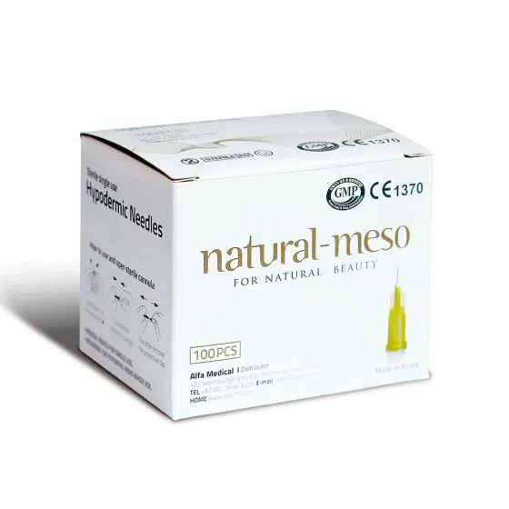 MESO NATURE NEEDLE 34Gx8MM (100pcs)