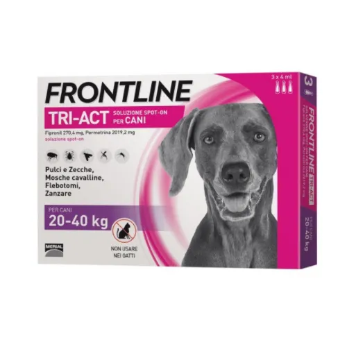 Frontline Tri-Act*Spot-On 3Pip 4Ml Cani 20-40Kg