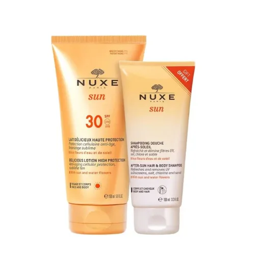 Nuxe Sun Latte Spf30 150Ml + Shampoo Doccia 100Ml