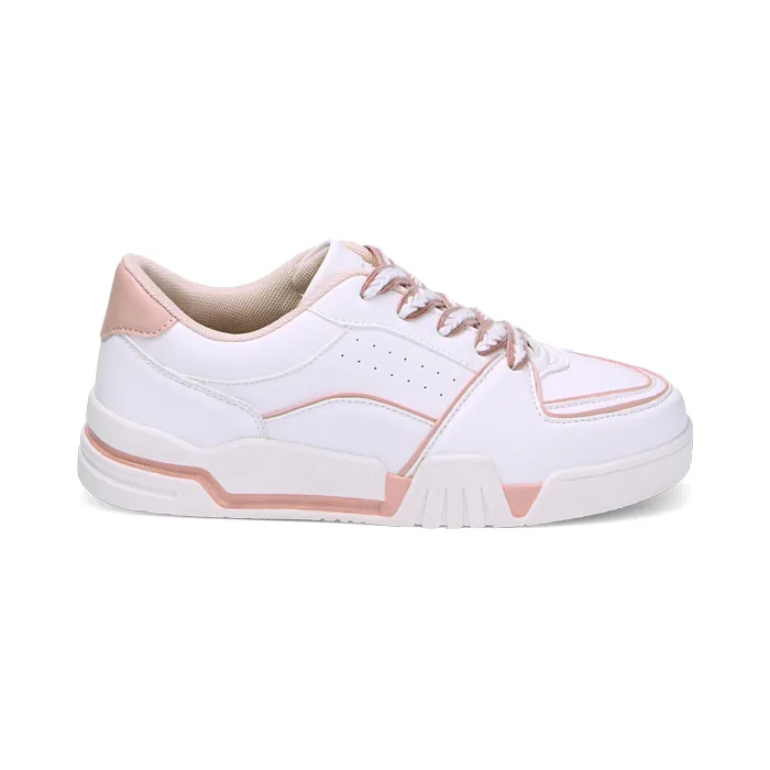 Sneakers bianco-rosa