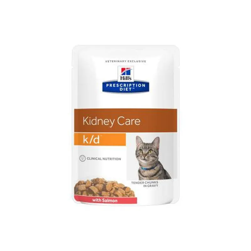 Hill's k/d con Salmone Prescription Diet Feline Umido in Busta