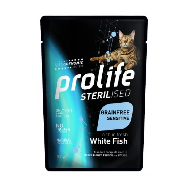  Sterilised Grain Free Sensitive Adult Pesce Bianco e Patate