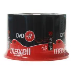 MAXELL CAMPANA DA 50 DVD-R 16X      F 275610